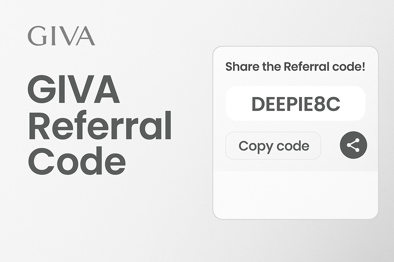 GIVA Referral Code: DEEPIE8C | Get Discounts on Silver Jewellery & Gold-Plated Designs