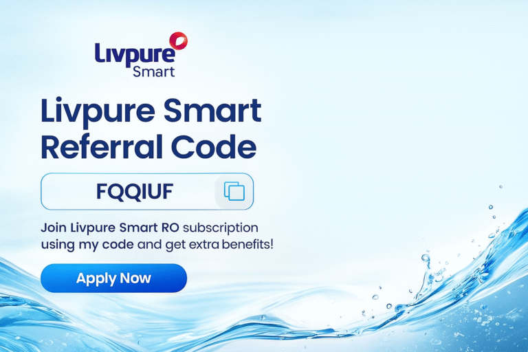 Livpure Smart Referral Code: FQQIUF | Get Discounts on Smart RO Subscription
