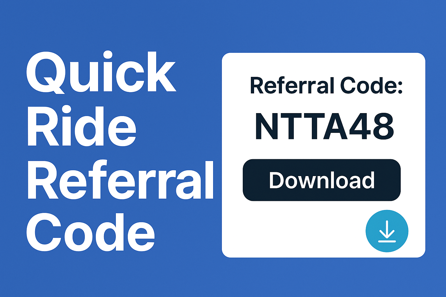 Quick Ride Referral Code: NTTA48 | Get Rewards on Carpool & Bike Pool Rides