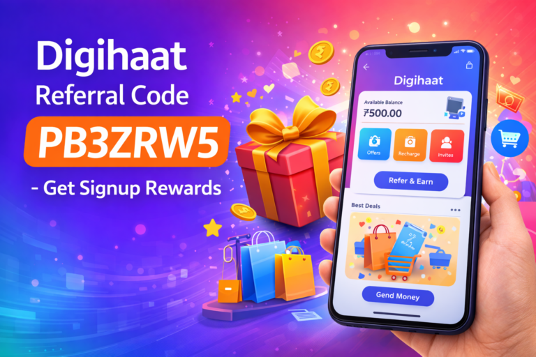 Digihaat Referral Code: PB3ZRW5 | Get Signup Rewards & App Benefits